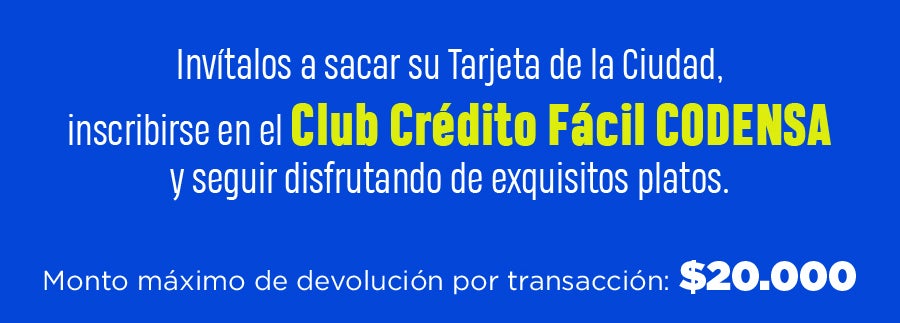 Cr&eacute;dito f&acute;cil codensa